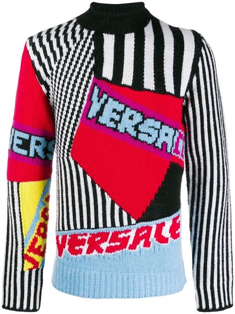 farfetch versace sweaters.